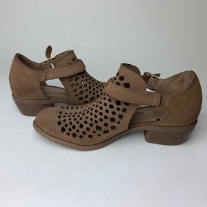 Jasmin Women's Suede Brown Ankle Boots Size 6.5